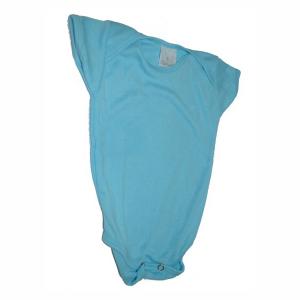 Body Azul Celeste 100% Políester  Estampa somente frente   