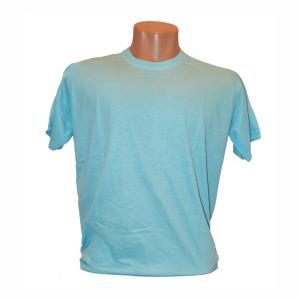 Camiseta Azul Celeste Adulto 100% Políester  Estampa somente frente   