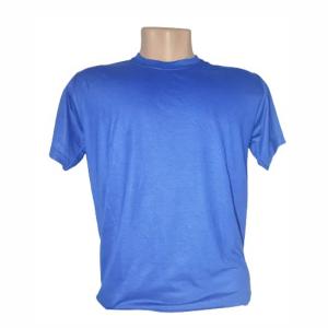 Camiseta Azul Royal Adulto 100% Políester  Estampa somente frente   