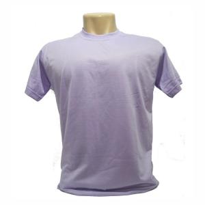 Camiseta Lilás Adulto 100% Políester  Estampa somente frente   