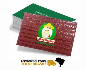 Cartão de Visita | Verniz Localizado Couchê fosco 300gr 9x5cm Frente e verso colorido Verniz Total Laminação Fosca, Verniz Localizado(Relevo) 