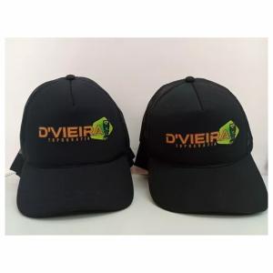 Estampa + aplicação no Boné Trucker - DTF Sarja premium    Estampa DTF + Aplicação 
